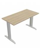 Scrivania dattilo per ufficio con gambe a T - piano disponibile in vari colori - cm 80x60x74h 