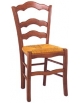 Sedia Nonna  in legno con seduta in paglia - cm 41x49x87h