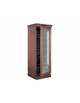 VETRINA CANTINETTA VINO IN LEGNO COLORE NOCE UNA PORTA REFRIGERAZIONE VENTILATA +5° +20°C - CM 62X65X200H