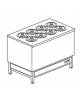 Banco gelato a pozzetto con riserva N° 8+8 Carapine ( escluse )-Refrigerazione ventilata-Motore esterno incluso-cm 114,9x69x95h