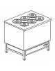 Banco gelato a pozzetto a glicole con riserva N° 6+6 Carapine ( escluse ) - Motore esterno incluso - cm 91x69x95h