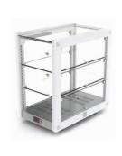 Vetrina neutra da banco per brioches cm 57,5x34x61h - N° 3 Piani espositivi - Senza illuminazione