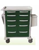 CARRELLO TERAPIA CON 10 CASSETTI CM 90X48X111H