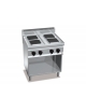 CUCINA ELETTRICA 4 PIASTRE QUADRE SU MOBILE CM 80X71,4X90H