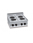 CUCINA ELETTRICA 4 PIASTRE TONDE DA BANCO CM 80X71,4X29H