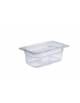 BACINELLA GASTRONORM GN 1/4 IN POLICARBONATO - mm 265x162 - Altezza mm 100 - Capacità lt. 2,8