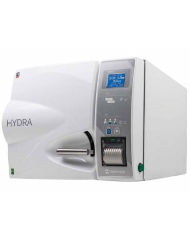 Autoclave a vapore acqueo "Hydra Evo 18 litri" 2 cicli di sterilizzazione - camera in acciaio inoc - cm Ø 24.5x40h