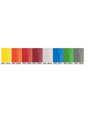 ARMADIO CASELLARIO 10 POSTI CON ANTE COLORATE cm. 60 x 50 x 180 h.