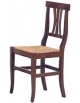 Sedia 112  in legno con seduta in paglia - cm 42,5x41x91h