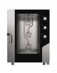 Forno a gas combinato convezione vapore 11 teglie 1/1 GN con pannello elettromeccanico - mm 730 x 855 x 1231h