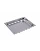 BACINELLA INOX GASTRONORM AISI 304 GN 1/2 - mm 325x265x40h - Capacità lt. 21.3