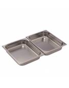 BACINELLA INOX GASTRONORM AISI 304 GN 1/2 - mm 325x265x40h - Capacità lt. 2