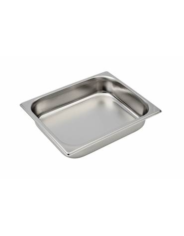 BACINELLA INOX GASTRONORM AISI 304 GN 1/2 mm 325x265xh65 lt. 4.1
