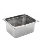 BACINELLA INOX GASTRONORM AISI 304 GN 1/2 - mm 325x265x150h - Capacità lt. 9,7