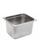 BACINELLA ACCIAIO INOX GASTRONORM AISI 304 GN 1/2 - mm 325x265x200h - Capacità lt. 12,7