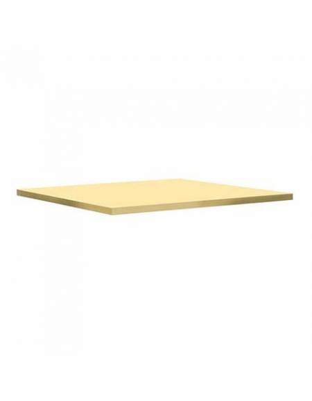 Piano per tavolo quadrato in legno laminato stratificato HPL per interno - spessore mm 10 - cm 60x60 - colore a scelta