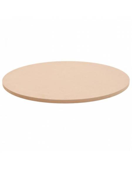 Piano per tavolo tondo in legno laminato stratificato HPL per interno diametro cm 80 - colore a scelta