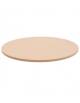 Piano per tavolo tondo in legno laminato stratificato HPL per interno diametro cm 80 - colore a scelta
