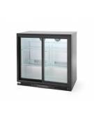 Espositore refrigerato ventilato retrobanco - controllo digitale -  201 lt. - +1∾+10 °C -  2 porte battenti - mm 900x520x900h