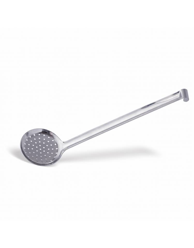 Schiumarola Pedrini In Acciaio Inox – Finitura A Specchio, Manico Ergonomico, Lavabile In Lavastoviglie