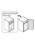 Mobile medio in legno con frigo - cm 45x46x79h