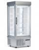 Vetrina Pasticceria ventilata no frost con 4 lati in vetro  - 1 porta - capacità 595 Lt. - temp. -5° +10°C - mm 900x640x1930h