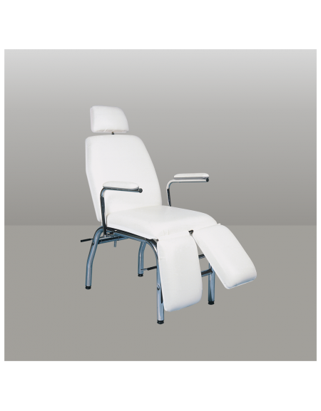 Poltrona podologica meccanica - colore bianco - cm 180x80x51/65h Poltrona podologica meccanica - colore bianco - cm 180x80x51/65h