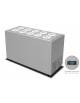 Banco gelati granite -5° -20°C - N° 10+8 Pozzetti gelato granite da Lt. 7,5 - SENZA CARAPINE - COLORE GRIGIO - CM 152X67,9X96,1H