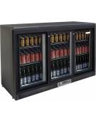 Espositore refrigerato orizzontale per bibite 3 porte - cm 135x53,5x92,5h