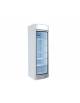 Frigo vetrina bevande verticale per bibite con vetro curvo refrigerazione ventilata + 1° + 10°C - litri 372 - cm 59x62x198h