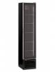 Frigo vetrina nera per bevande statico con agitatore 0°C/+10°C, capacità Lt 160, porta a sfioro senza cornice - cm 39x47,5x188h