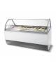 Vetrina gelato professionale ventilata -20/+3°C - N° 20 gusti vaschette lt 5-Vetri curvi o dritti - cm 184,3x104,8x138H