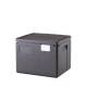 CONTENITORE ISOTERMICO IN POLIPROPILENE ESPANSO A CARICAMENTO DALL'ALTO PER BACINELLE GN 1/2 -CM 39x33x31,6H
