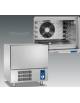 Abbattitore di temperatura in acciaio inox Aisi 304 - 5 teglie GN 1/1 - potenza 955 W - mm L790xP700x865H