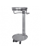 Portasacco inox da Lt. 110 - cm Ø 40x86 Portasacco inox da Lt. 110 - cm Ø 40x86