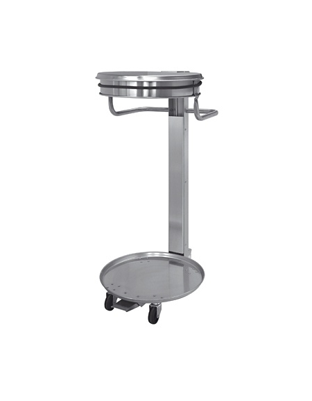 Portasacco inox da Lt. 110 - cm Ø 40x86