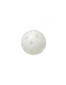 Pallina in plastica bianca per unihockey