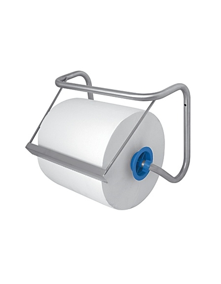 Distributore a muro di Carta asciugamani in rotolo in acciaio Inox - Peso kg 1 - cm 38x17x26h