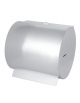 Portarotolo Carta orizzontale a muro realizzato in acciaio Inox - cm  Ø30x33h