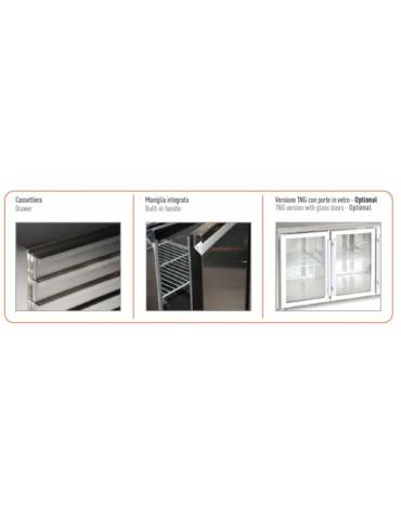 Tavolo refrigerato 2 Porte positivo cm 136x70x85h