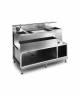 Banco postazione cocktail per bar - Modulo semilavorato - cm 125x70x113h