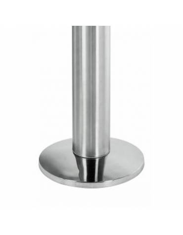 Posacenere a colonna in acciaio verniciato nero - Ø 30x101