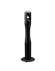 Posacenere a colonna in acciaio verniciato nero - Ø 30x101