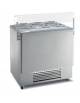 Banco gelati N° 6+6 Pozzetti granite da Lt. 7,5 - ESTERNO INOX - cm 90,5x68,4x99,5h