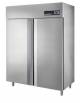 Armadio congelatore GN 2/1 in acciaio inox AISi 304 -refrigerazione ventilata - 15 / -18°C - cm 147x81x205h - CLASSE C
