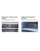 Armadio Refrigerato GN 2/1 monoblocco in Lamiera Preverniciata Bianca a temperatura normale per Pesce con 2 porte cm 142x80x203h