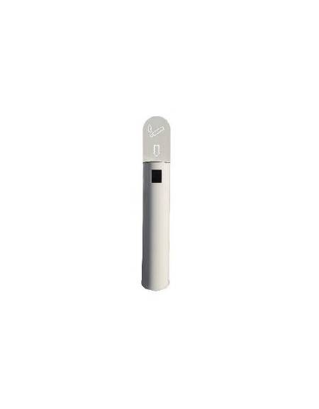 Spegnisigarette in acciaio inox. Da fissare a muro - cm Ø11,4x70h