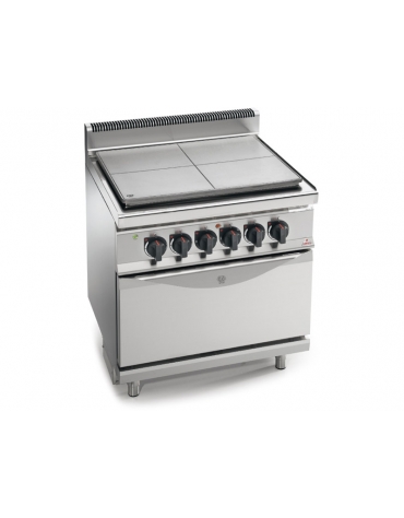 TUTTAPIASTRA ELETTRICO + FORNO EL. gn1/1 cm 80x70x90h
