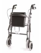 ROLLATOR PIEGHEVOLE IN ACCIAIO VERNICIATO CON APPOGGIO BRACHIALE