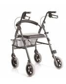 ROLLATOR PIEGHEVOLE IN ACCIAIO VERNICIATO CON APPOGGIO BRACHIALE